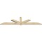 Ekena Millwork Kennewick Rough Sawn Timber Gable Bracket, Douglas Fir, 84"W x 21"H x 2"D x 4"F, 6/12 Pitch GBW084X21X0204KEN00RDF - alternate 3